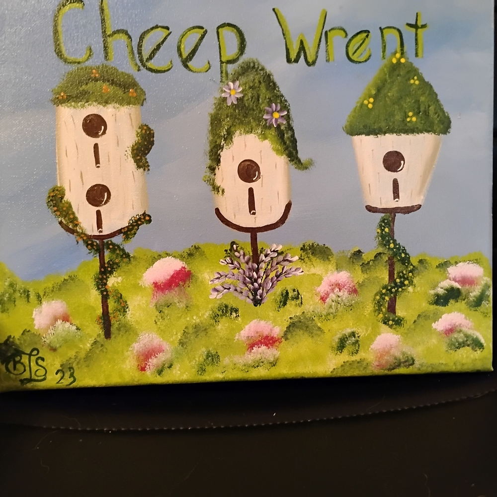 Blue Bells Floral Canvas Art - Picture 2 of 8